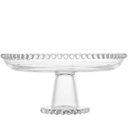 Ver imagem 5 de Kit 5 Boleiras de Cristal Wolff Pearl 20x9cm Prato com Pedestal Bolo Pudim Hotel Restaurante