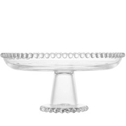 Kit 5 Boleiras de Cristal Wolff Pearl 20x9cm Prato com Pedestal Bolo Pudim Hotel Restaurante - 5 Kit 5 Boleiras de Cristal Wolff Pearl 20x9cm Prato com Pedestal Bolo Pudim Hotel Restaurante - 5