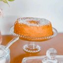 Ver imagem 6 de Kit 5 Boleiras de Cristal Wolff Pearl 20x9cm Prato com Pedestal Bolo Pudim Hotel Restaurante