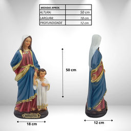 Imagem Maria Passa na Frente em Resina Premium 50 Cm - 7