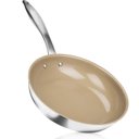 Ver imagem 1 de Duxtop Frigideira Inox 24cm com Revestimento Antiaderente Cerâmico (marrom)