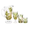 Jogo de Taças, Copos e Jarras Wolff Cristal Palm Tree-19pçs - 1