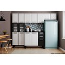 Ver imagem 4 de Gabinete P/ Pia Cozinha Balcão C/ Tampo Múltipla 6114 C/ 3 Portas e 2 Gavetas 105cm Branco -