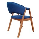 Ver imagem 7 de Kit 4 Poltronas Lithi Modernas para Sala e Escritório Elegante e Contemporâneo