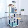 Árvore de Gatos Arranhador Brinquedo Torre Cama Toca Grande 1,50m - 2