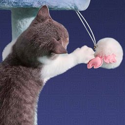 Árvore de Gatos Arranhador Brinquedo Torre Cama Toca Grande 1,50m - 8