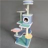 Árvore de Gatos Arranhador Brinquedo Torre Cama Toca Grande 1,50m - 6