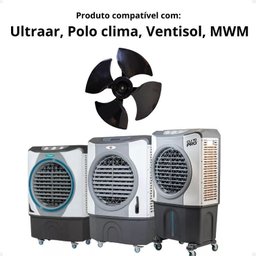 Hélice Compatível Climatizador Ventisol Polo Clima Ultra Ar Mwm Eos Original Tech - 3