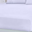 Ver imagem 2 de Lençol Casal Bella Cama Malha 100% Algodão 138x188x30cm 125g/m² Branco