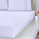 Ver imagem 3 de Lençol Casal Bella Cama Malha 100% Algodão 138x188x30cm 125g/m² Branco