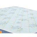 Ver imagem 2 de Colchão Casal Sleep Max Espuma D45 138x188x18cm Branco/azul - Castor
