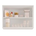 Ver imagem 5 de Kit 2 Armários Aéreo de Cozinha Lavanderia 02 Portas Eva 80 cm - D’Rossi Branco e Preto