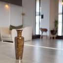 Ver imagem 5 de Vaso Chão Grande Decoração Cerâmica para Sala Madri Marrom Petra