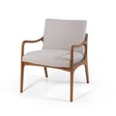 Ver imagem 1 de Poltrona Decorativa Estofada para Sala Garbo Cinza Claro – Straub Web