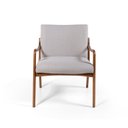 Ver imagem 2 de Poltrona Decorativa Estofada para Sala Garbo Cinza Claro – Straub Web