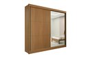 Ver imagem 1 de Guarda Roupa Casal com Espelho 2 Portas 6 Gavetas Titanium D'doro Cinamomo/ Cinamomo com Of White