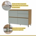 Ver imagem 7 de Cozinha Modulada 100% Mdf 2 Peças Nesher Rainha Marrom Verde