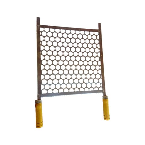 Grelha Galvanizada Tela Moeda Para Churrasqueira 50x30cm Brassol
