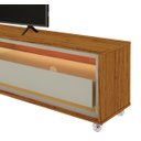 Ver imagem 4 de Rack para Tv 2.2 com Led Requinte Naturale com Off White - Gelius Móveis