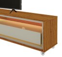 Ver imagem 4 de Rack para Tv 2.2 com Led Requinte Naturale com Off White - Gelius Móveis
