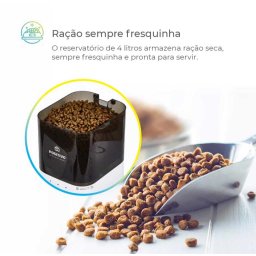 Alimentador Automático Pet Wi-fi Positivo Casa Inteligente para Cães e Gatos - 3