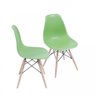 Kit 2 Cadeiras Eames Dkr Base Madeira  - 1