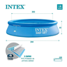 Piscina Inflável Easy Set Intex 1.942 Litros com Kit Limpeza Peneira e Aspirador - 4