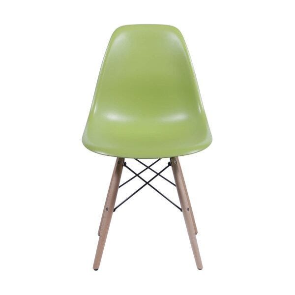 Kit 4 Cadeiras Eames Dkr Base Madeira  - 3