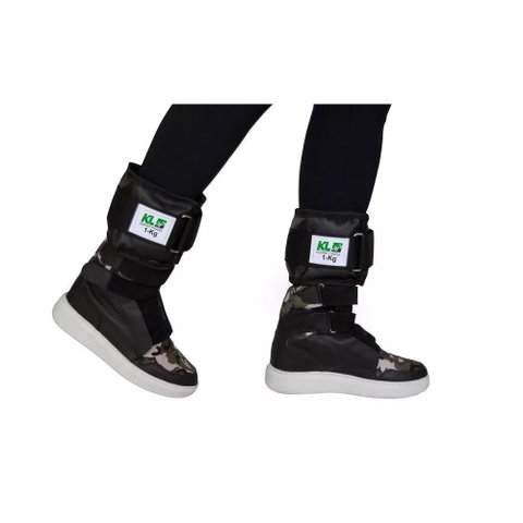 Par de Caneleira Academia Profissional Lona Com Ajuste 1 Kg