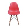 Conjunto 2 Cadeiras Eames DKR Base Cromada Vermelha  - 3