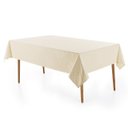 Ver imagem 1 de Toalha de Mesa Retangular 12 Lugares Alamanda Off White Karsten