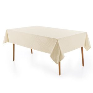 Toalha de Mesa Retangular 12 Lugares Alamanda Off White Karsten
