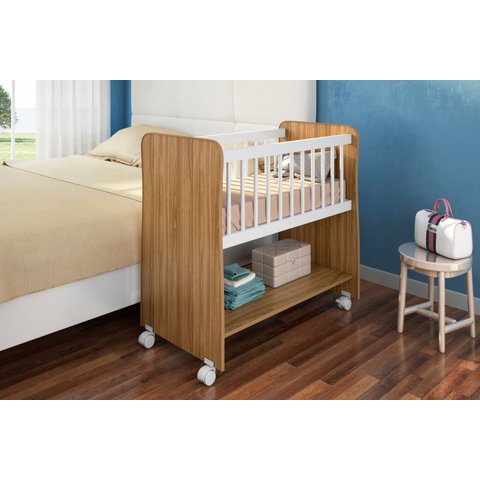 Mini Berço Rubi Baby Quarto Moisés Portátil com Rodízios