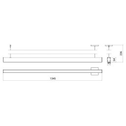Pendente Horizontal Led Nevada 36w 4000lm Bivolt em Madeira Maciça - Madeiled - 7