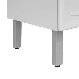 Cozinha de Aço Compacta Itatiaia Rose 6 Portas e 1 Gaveta Branco Neve - 4