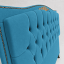 Ver imagem 3 de Cabeceira Cama Casal King Greta 195cm Estofada Suede Design Clássico
