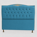 Ver imagem 2 de Cabeceira Cama Casal King Greta 195cm Estofada Suede Design Clássico