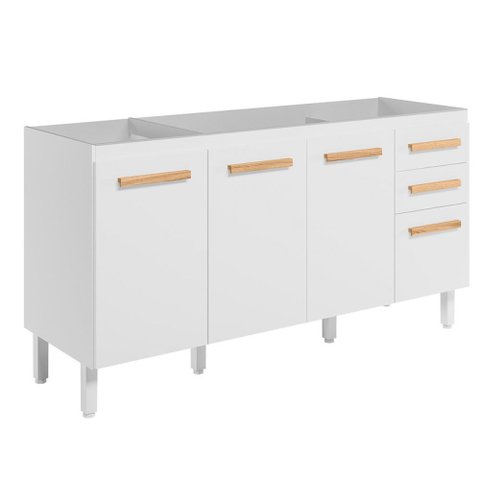 Balcão Intenza 1600x850x515 s/Tampo Nicioli