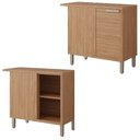 Ver imagem 5 de Balcão de Cozinha 100%mdf 92x52cm de Canto 1 Porta Estela Mgm Móveis Freijó
