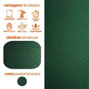 Ver imagem 3 de Revestimento Couro Adesivo Reparar Sofá Verde Militar 50X137cm