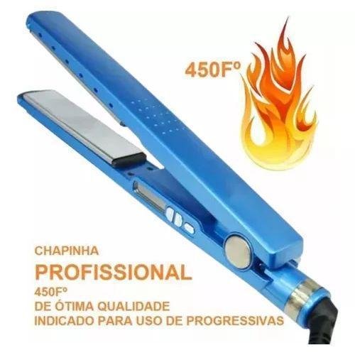 Chapinha Prancha de Cabelo Titânio Profissional Bivolt 450f - 5