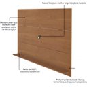 Ver imagem 5 de Painel Tv 60" Slim 180cm Mdp 15mm Cinamomo