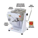 Ver imagem 2 de Amassadeira Semi Rápida 25kg Basculante Profissional Venâncio Asrbsv25