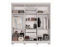 Ver imagem 2 de Guarda Roupa Casal 6 Portas Recife Salleto Branco