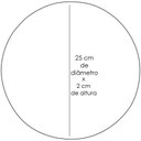 Ver imagem 3 de Kit 02 Assentos Redondo Branco 25 Cm