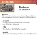 Ver imagem 5 de Sofá Istambul Retrátil e Reclinável Caixa Zero 2,00m Pillow de 15cm  - Movenzo Estofados