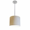 Ver imagem 1 de Lustre Luminária Pendente Vivare Free Lux Pe-4105cz Cúpula em Tecido 20x22cm