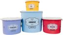 Ver imagem 3 de Tupperware Kit 4 Peças Porta Mantimentos Retrô Essence Arroz Feijão Sal e Farinha