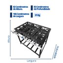 Ver imagem 4 de Fogão Industrial 6 Bocas 30x30 Baixa Pressão P5 JCN