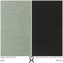 Ver imagem 6 de Kit Poltrona com Puff Turim Base Aço Preto Recouro Black Poliéster Verde - Nexta Casa